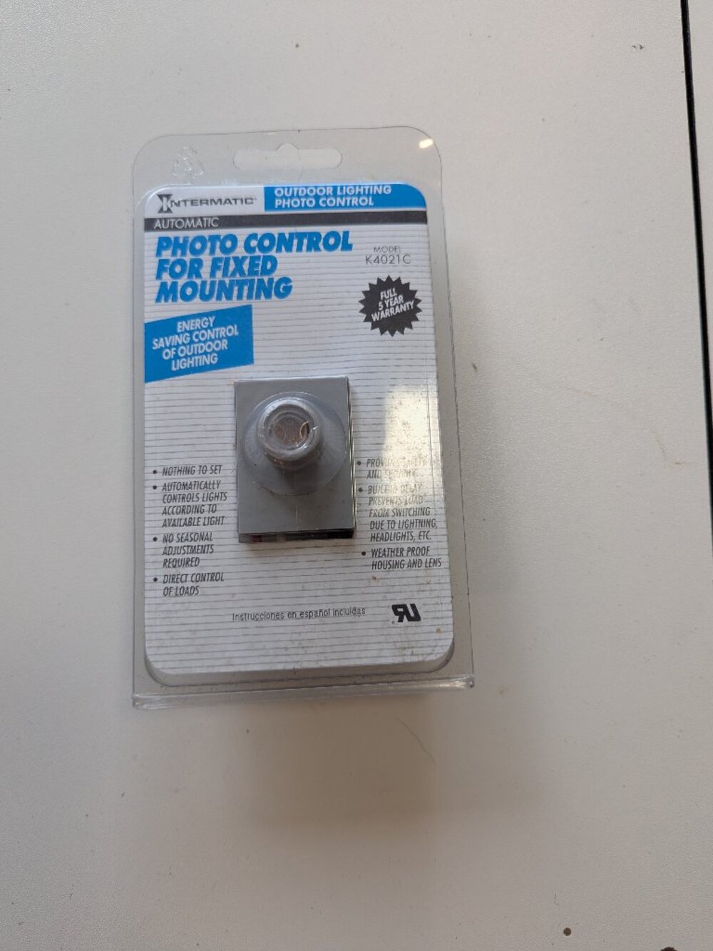 Intermatic Automattic Outdoor Lighting Photo Control for Fixed Mounting